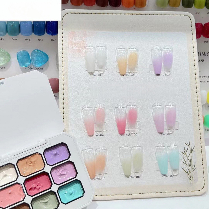 1pc Solid 9-grid Nail Patting  - Nail Art Painting recension och pris