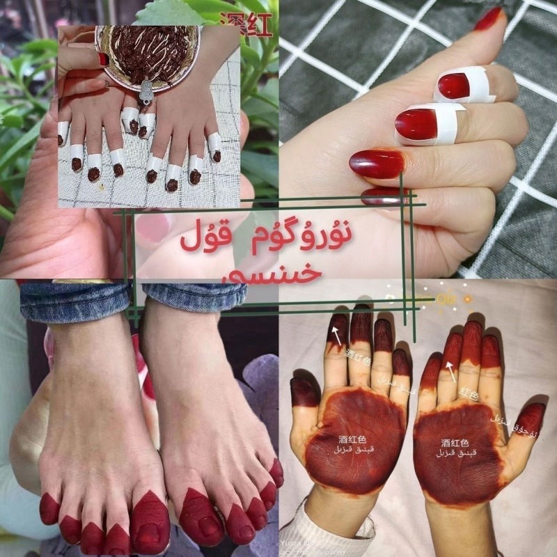 40g Henna Nail Dye Powder For  - Nail Art Natural recension och pris