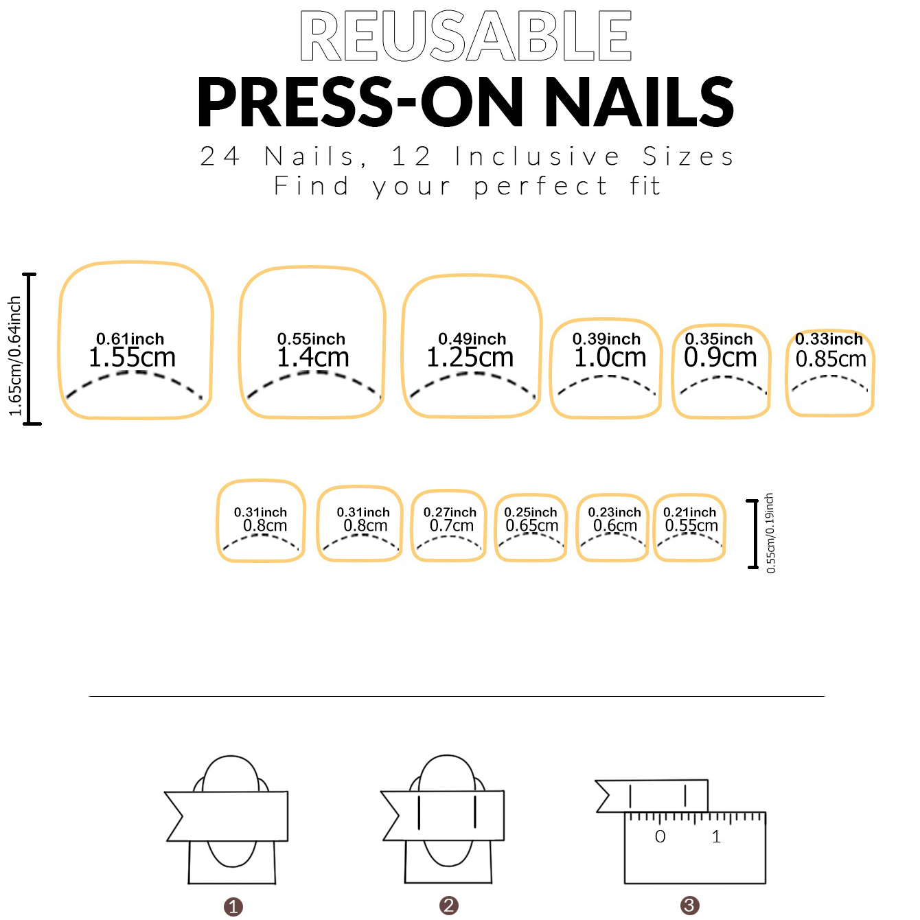 24PCS Short Square Pink With A - Nail Art Press On recension och pris