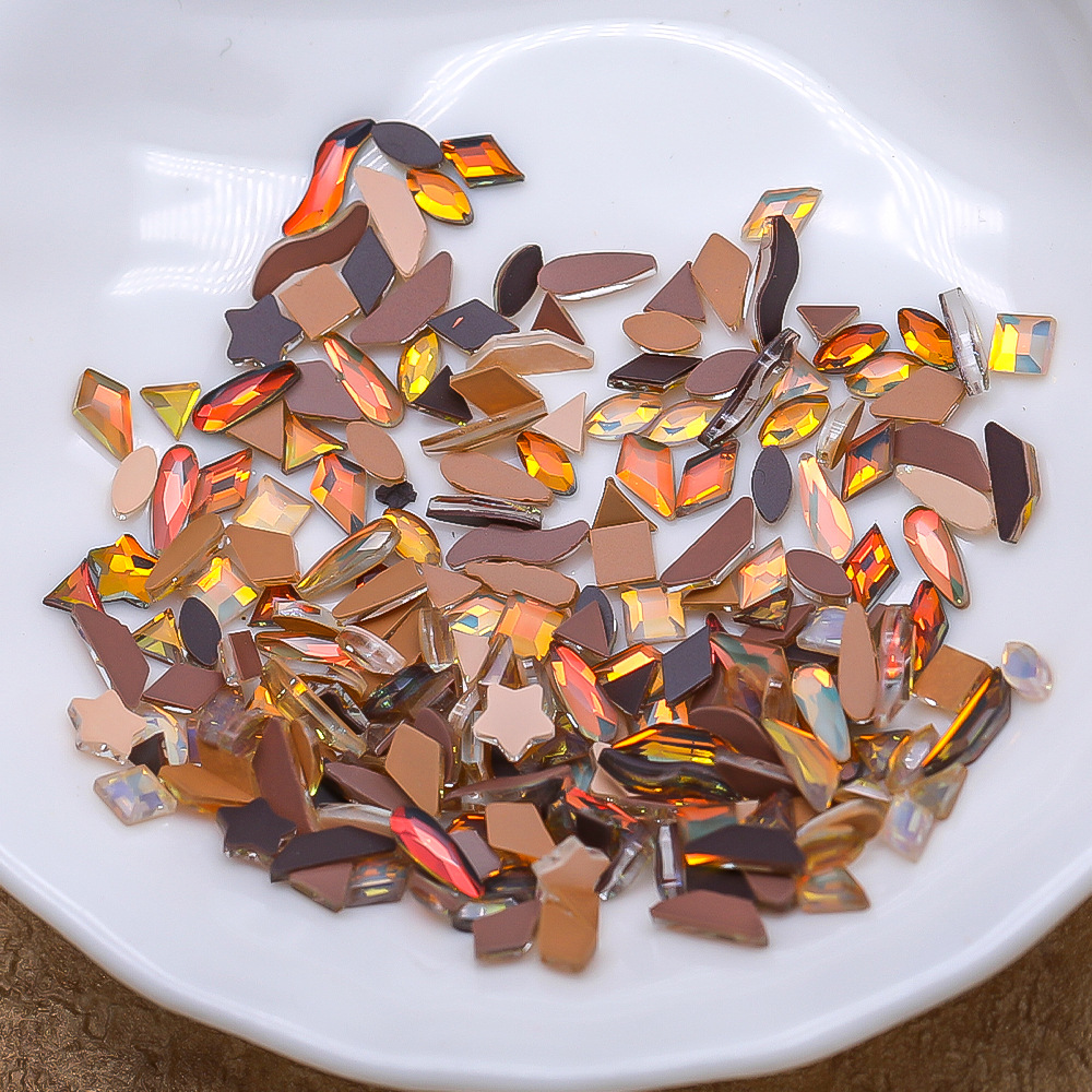 100Pcs Mini Maillard Color 3D  - Nail Art Xs recension och pris