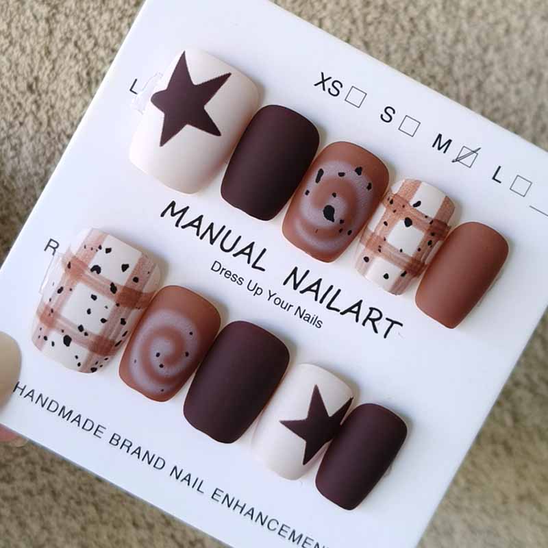 10Pcs Autumn and Winter Nail A - Nail Art Painting recension och pris