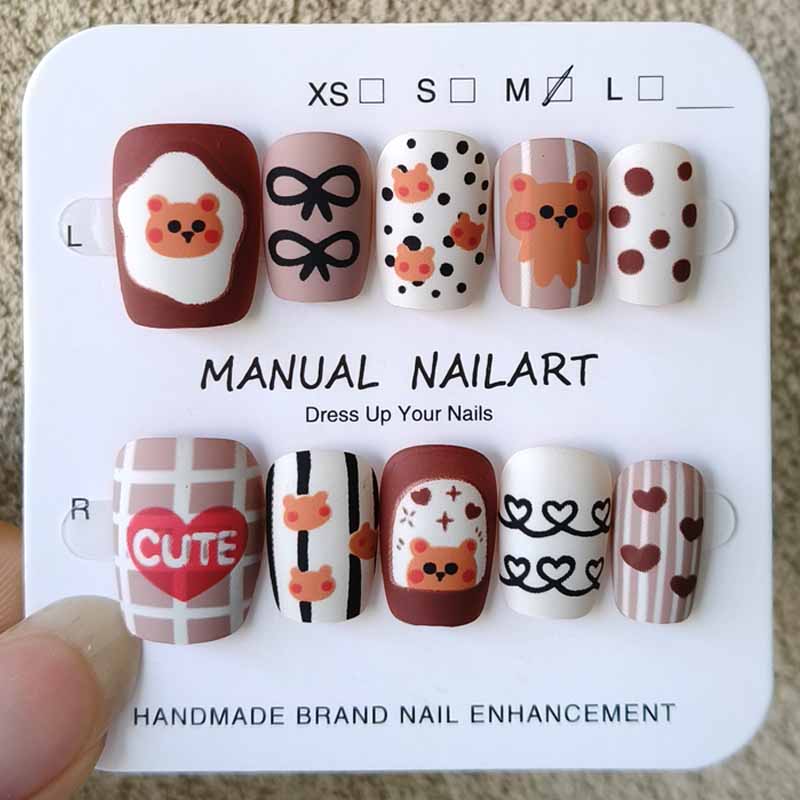 10Pcs Autumn and Winter Nail A - Nail Art Painting recension och pris