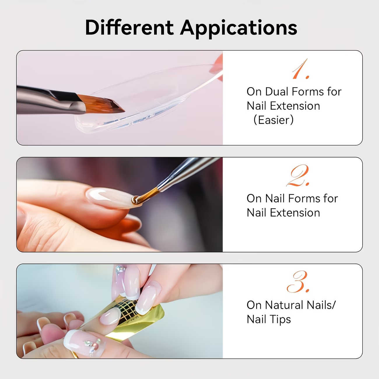 Builder Gel Nail Kit /LED Nail - Acrylic Powder Clear recension och pris
