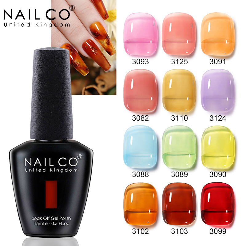 NailCo Jelly Gel Nail Polish T - Nail Art Natural Pink recension och pris