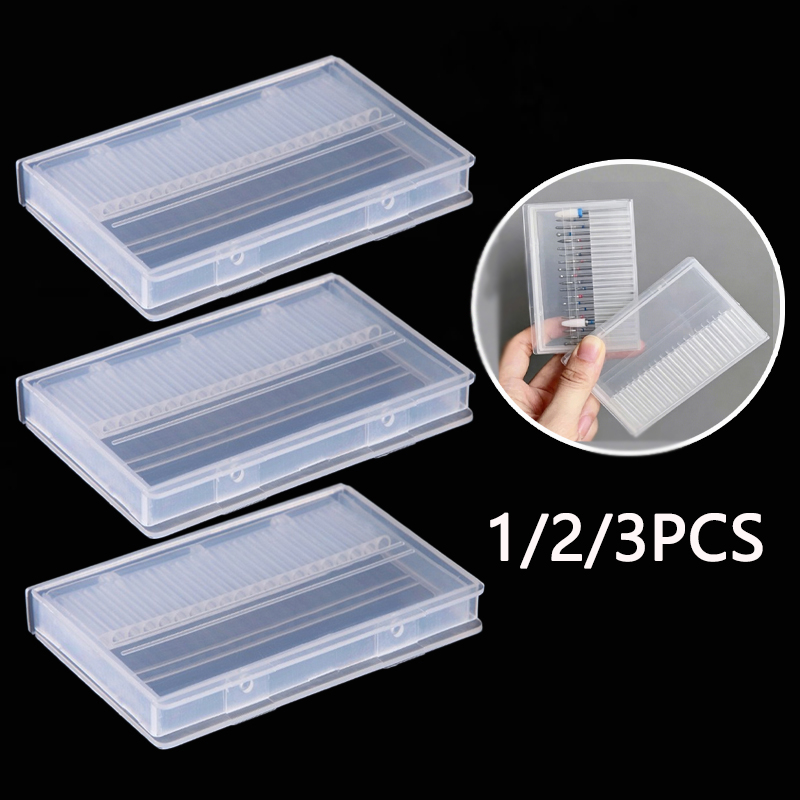 1/2/3PCS 20 Slots Clear Nail D - Nail Art Kaki recension och pris