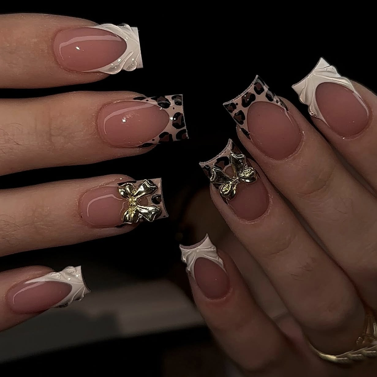 Short square fake nails for wo - Nail Art Press On recension och pris