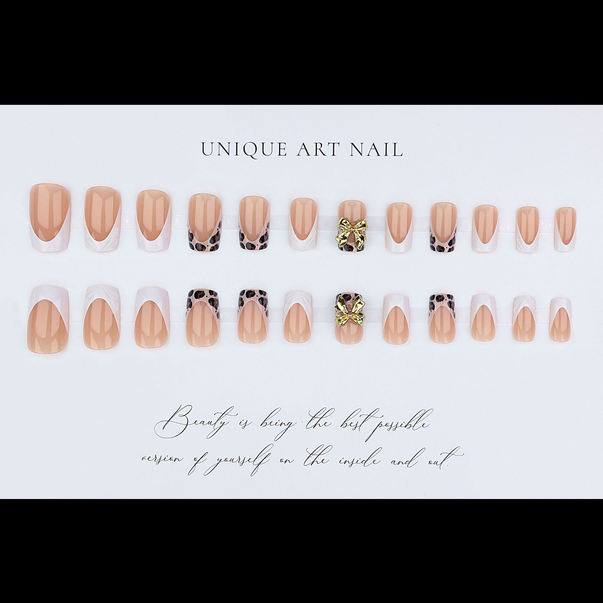 Short square fake nails for wo - Nail Art Press On recension och pris