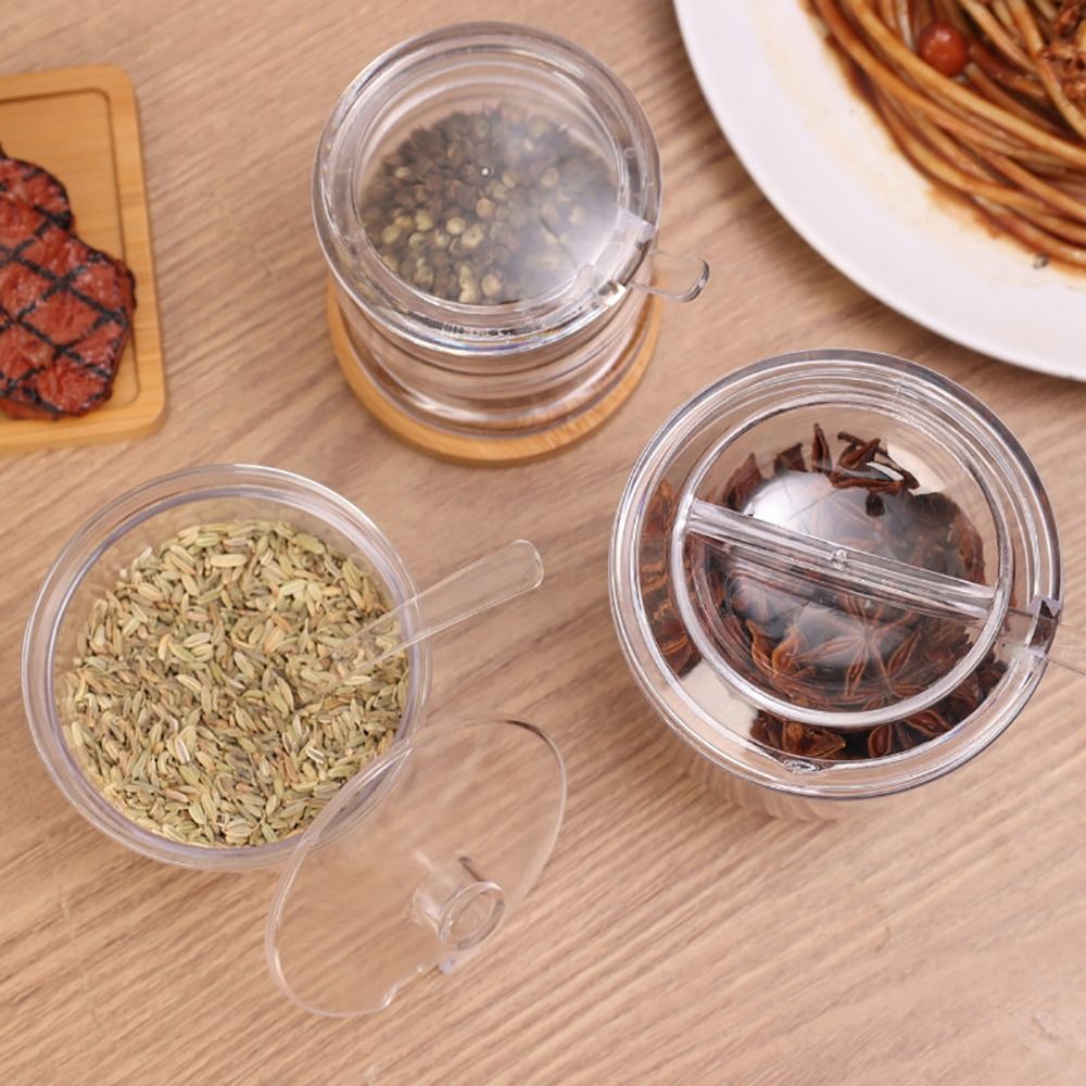 1Pcs New Transparent Spices Bo - Acrylic Powder Clear recension och pris