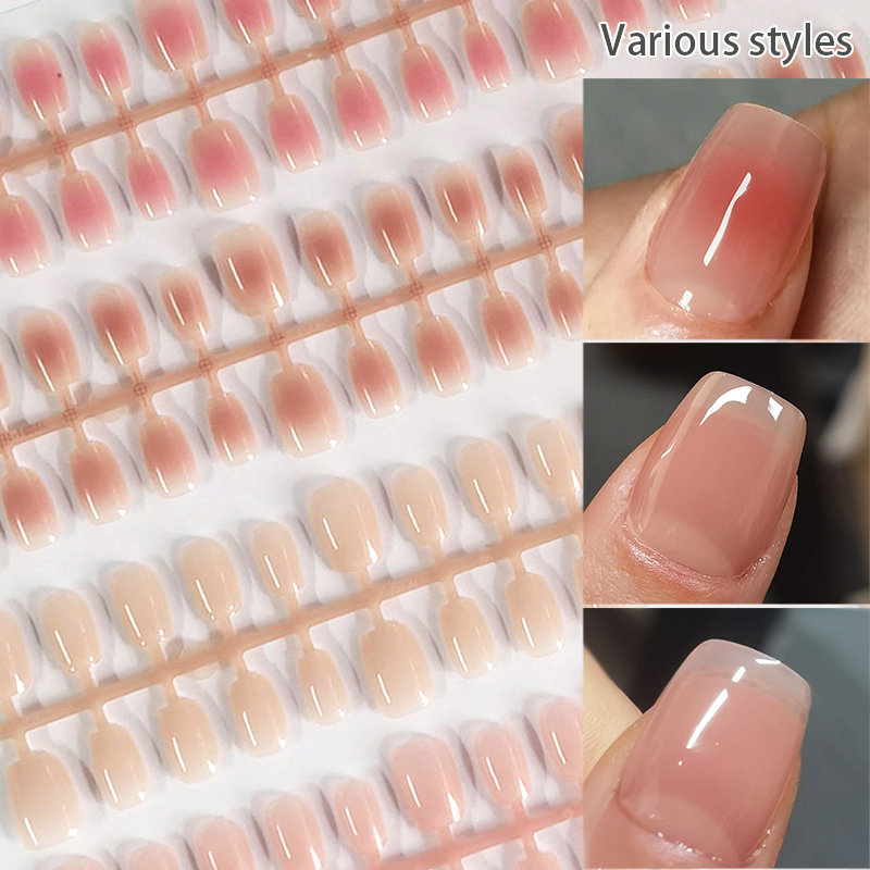 30Pcs Nude Color Fake Nail Fas - Nail Art Xs recension och pris