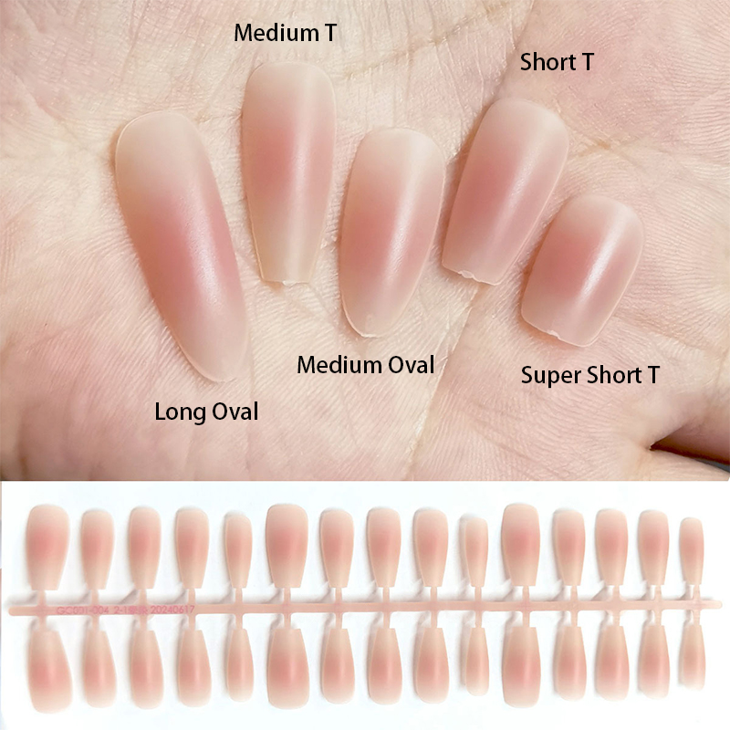 30Pcs Nude Color Fake Nail Fas - Nail Art Xs recension och pris