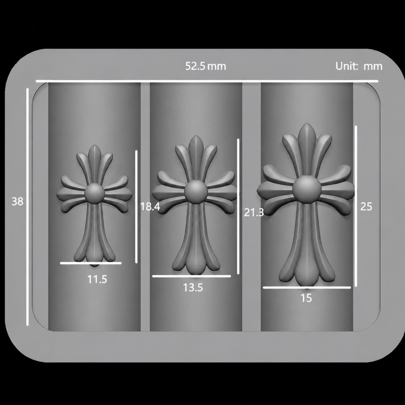 New Arrival Cross Silicone Nai - Nail Stamping Plate recension och pris