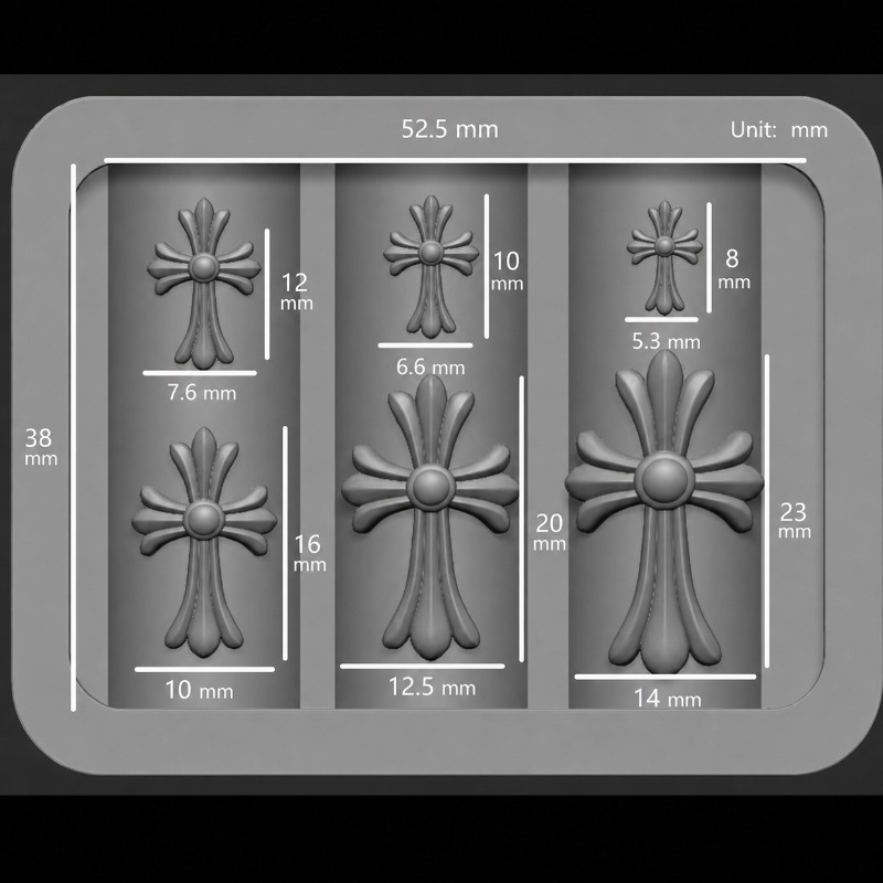 New Arrival Cross Silicone Nai - Nail Stamping Plate recension och pris