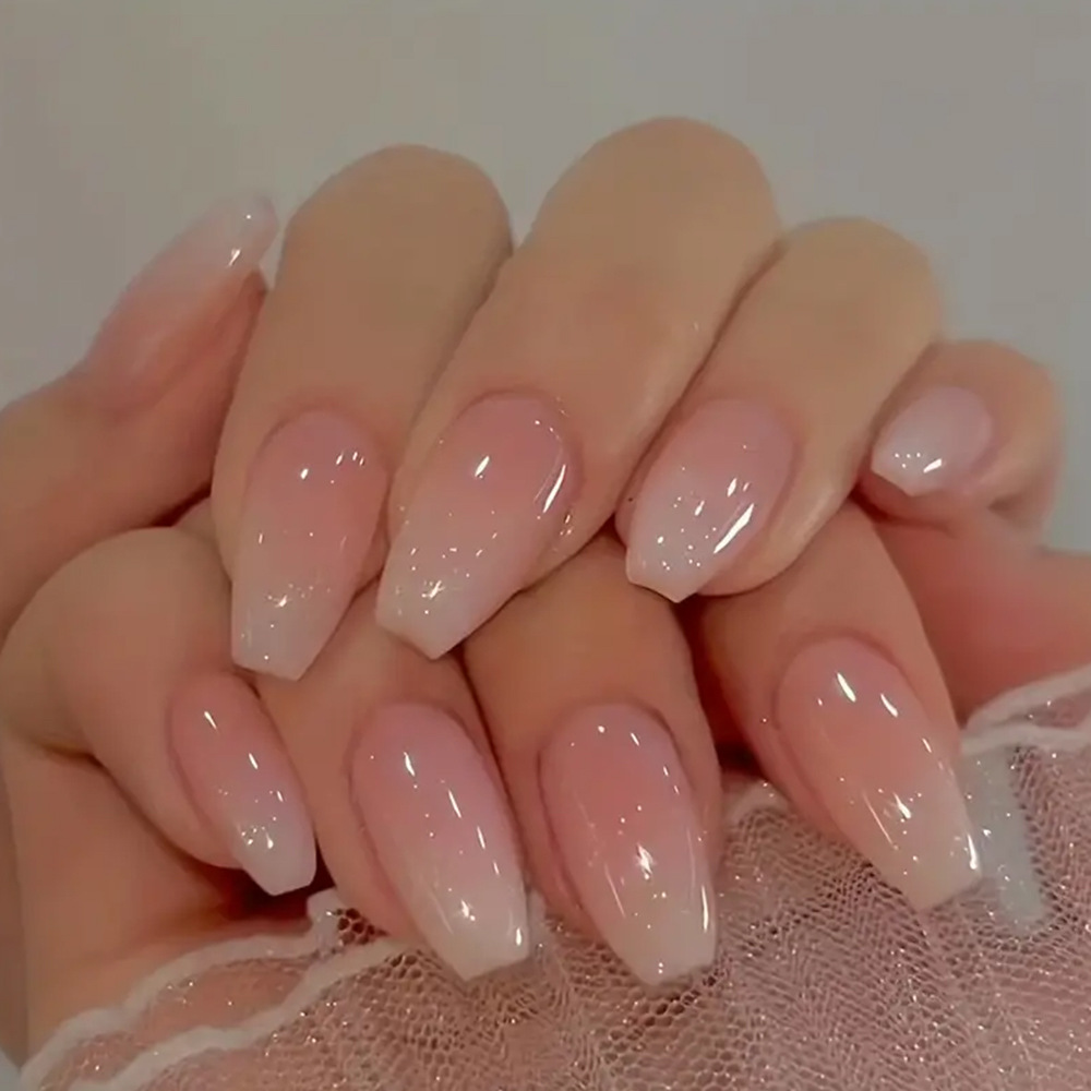 24 Pcs Ballerina Press On Nail - Nail Art Xs recension och pris