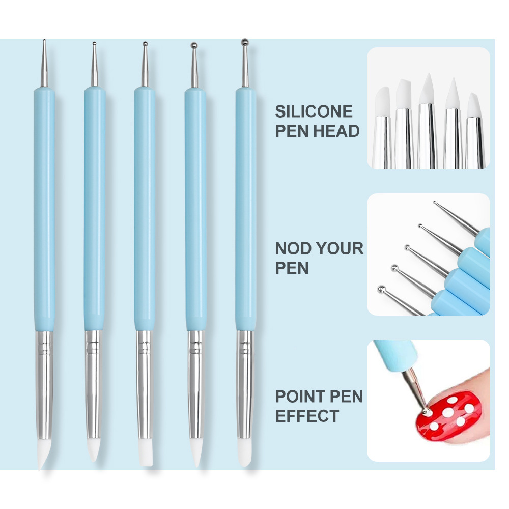 1/3/5/6/pcs/set Nail Art Brush - Nail Art Kaki recension och pris