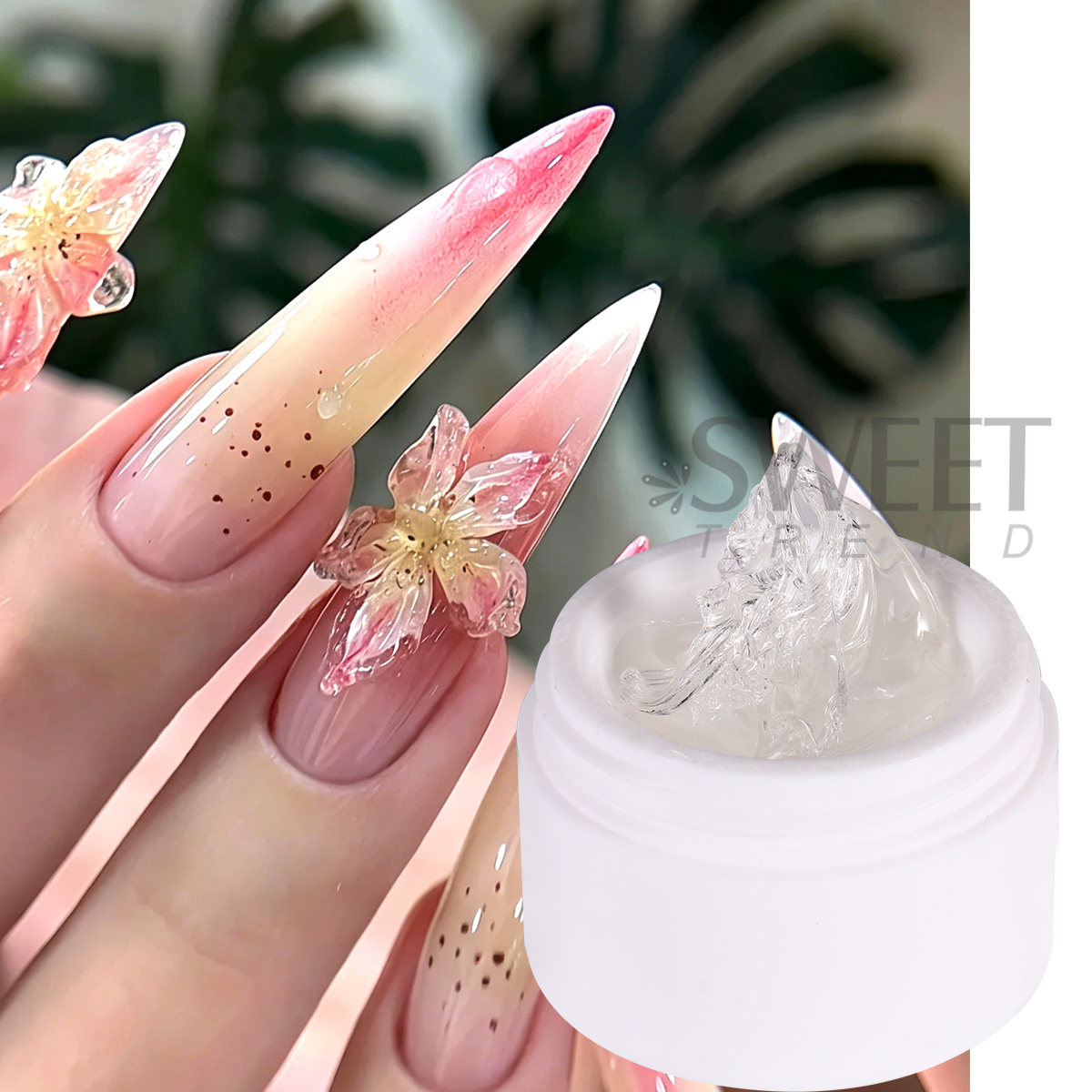15ml Non Stick Hand Nail Exten - Acrylic Powder Clear recension och pris