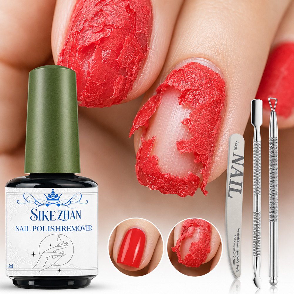 SIKEZHAN Fast Magic Gel Remove - Gel Top Coat recension och pris