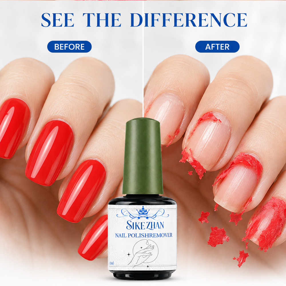 SIKEZHAN Fast Magic Gel Remove - Gel Top Coat recension och pris