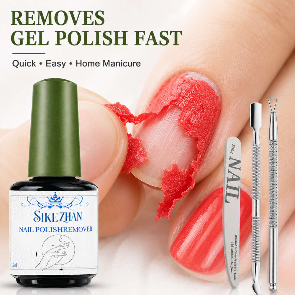 SIKEZHAN Fast Magic Gel Remove - Gel Top Coat recension och pris