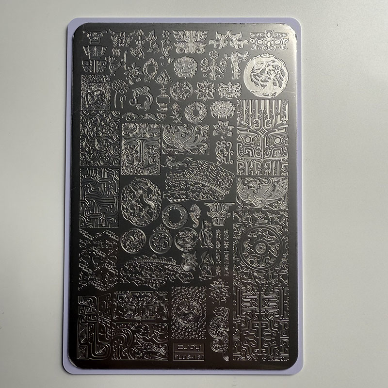 NAIL ART STAMPING PLATES BUBBL - Nail Stamping Plate recension och pris