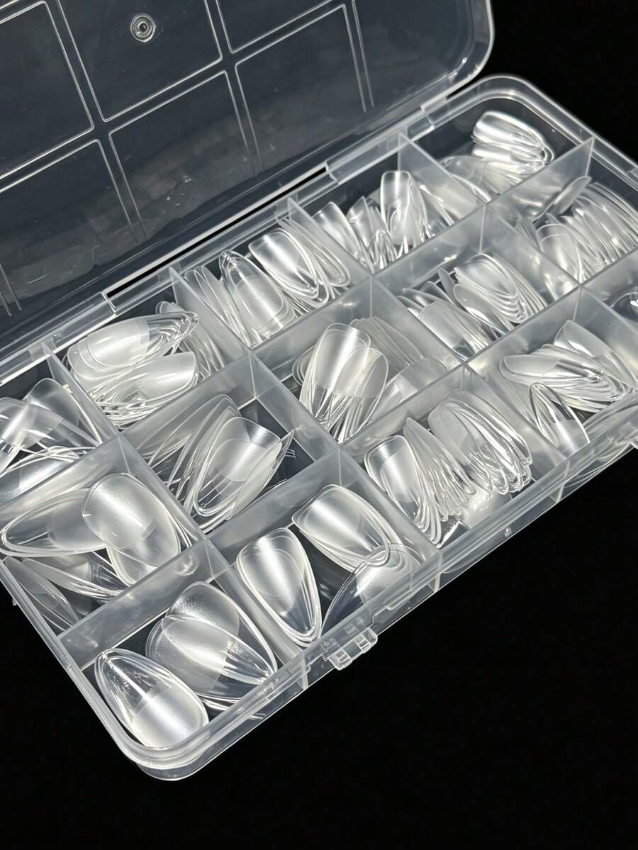330pcs Short Almond Acrylic Ma - Nail Art Press On recension och pris